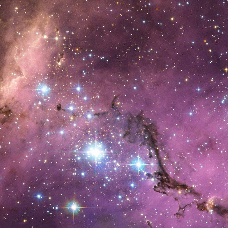 Photograph of the large magellanic cloud