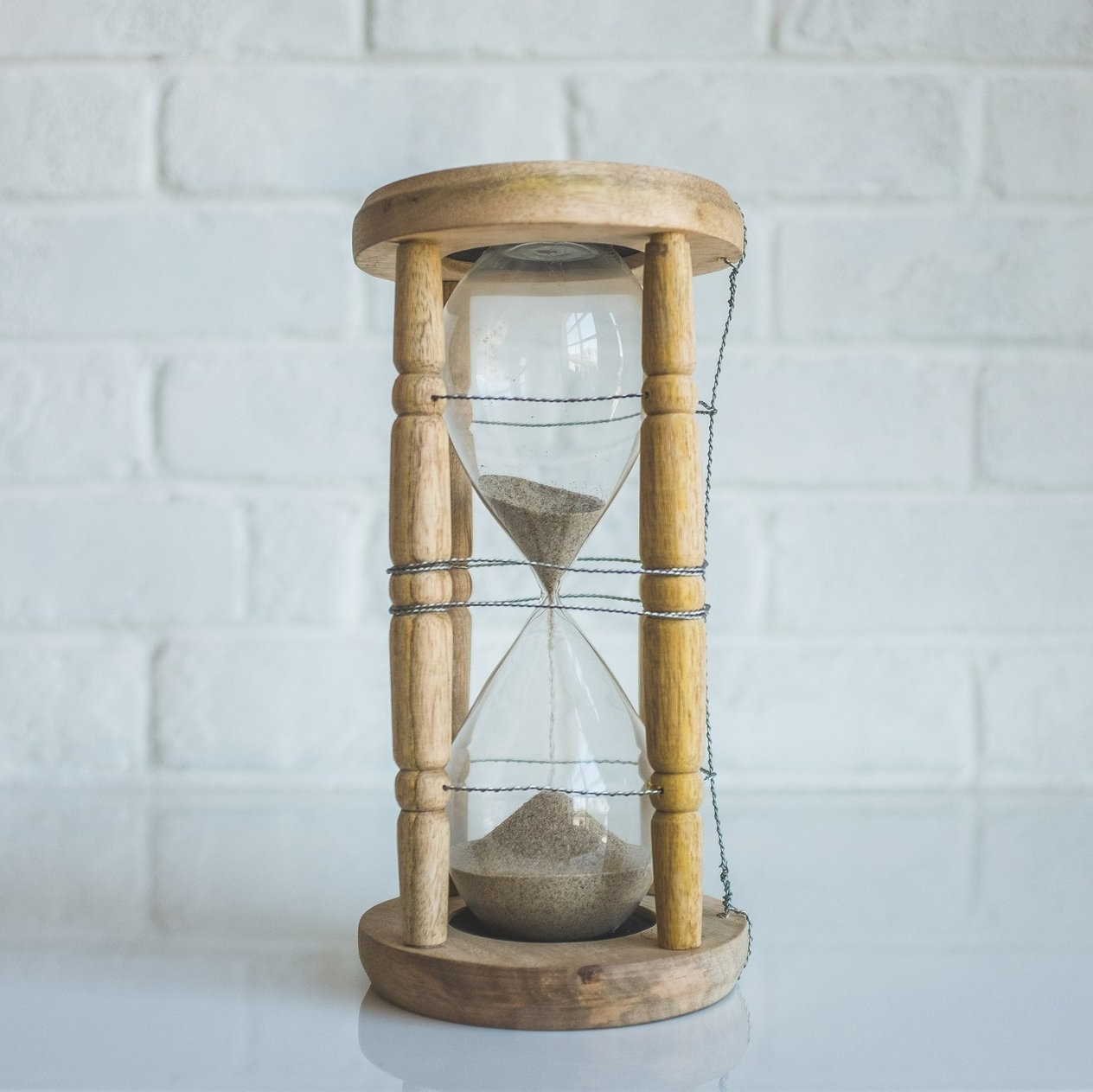 Photograph of a sand timer