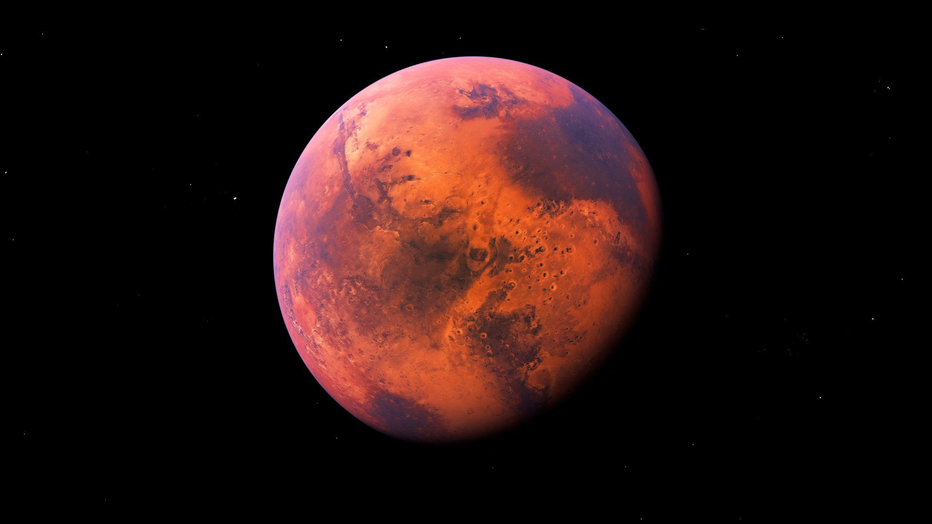 Photograph of mars