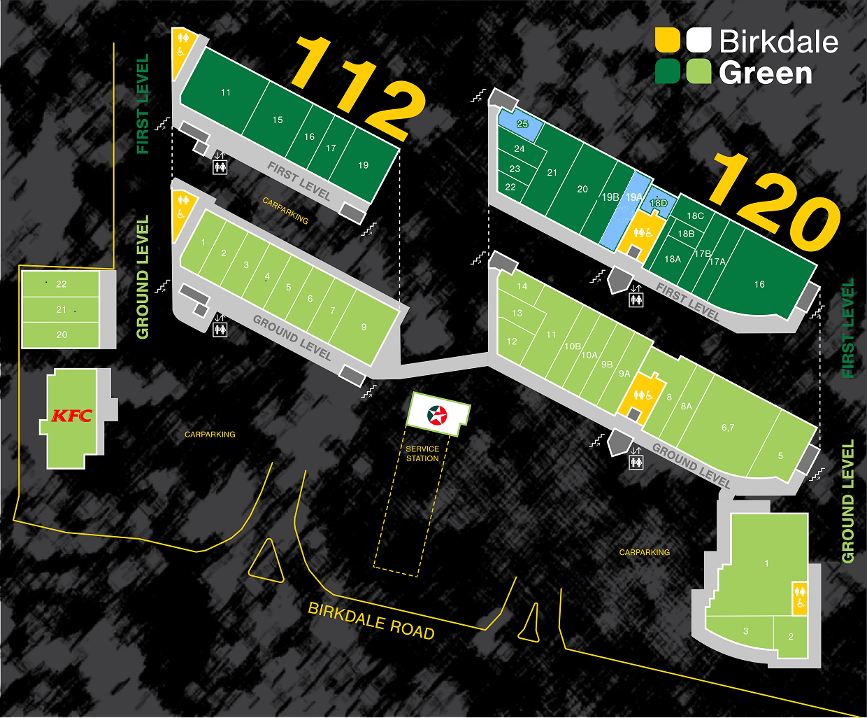 Birkdale green map