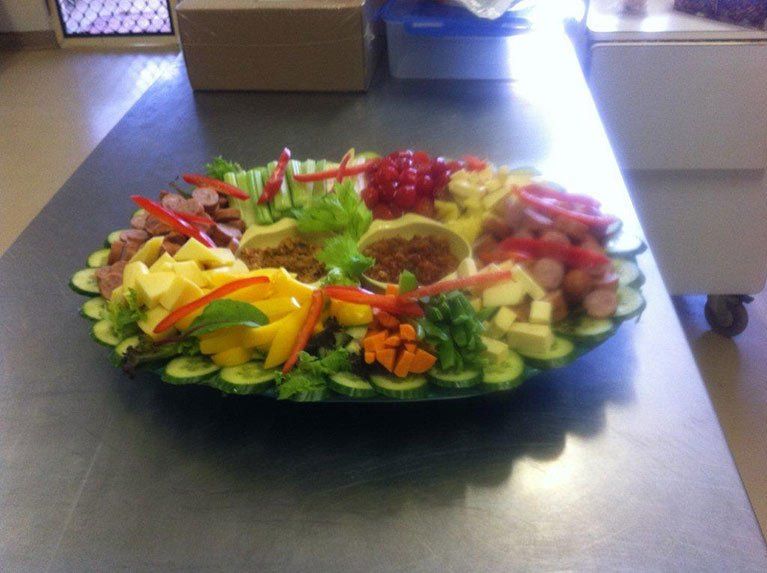 Vegetables and Fruit with Dips — Mildura, VIC — Lay’s Mobile Chef Catering Service