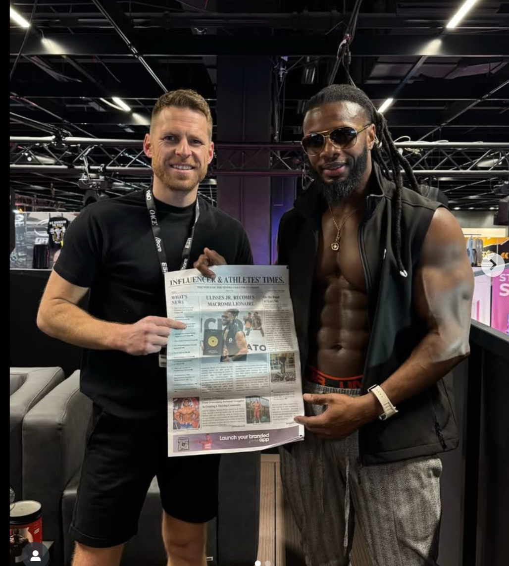 Gareth Manger & Ulisses Jr. at FIBO International