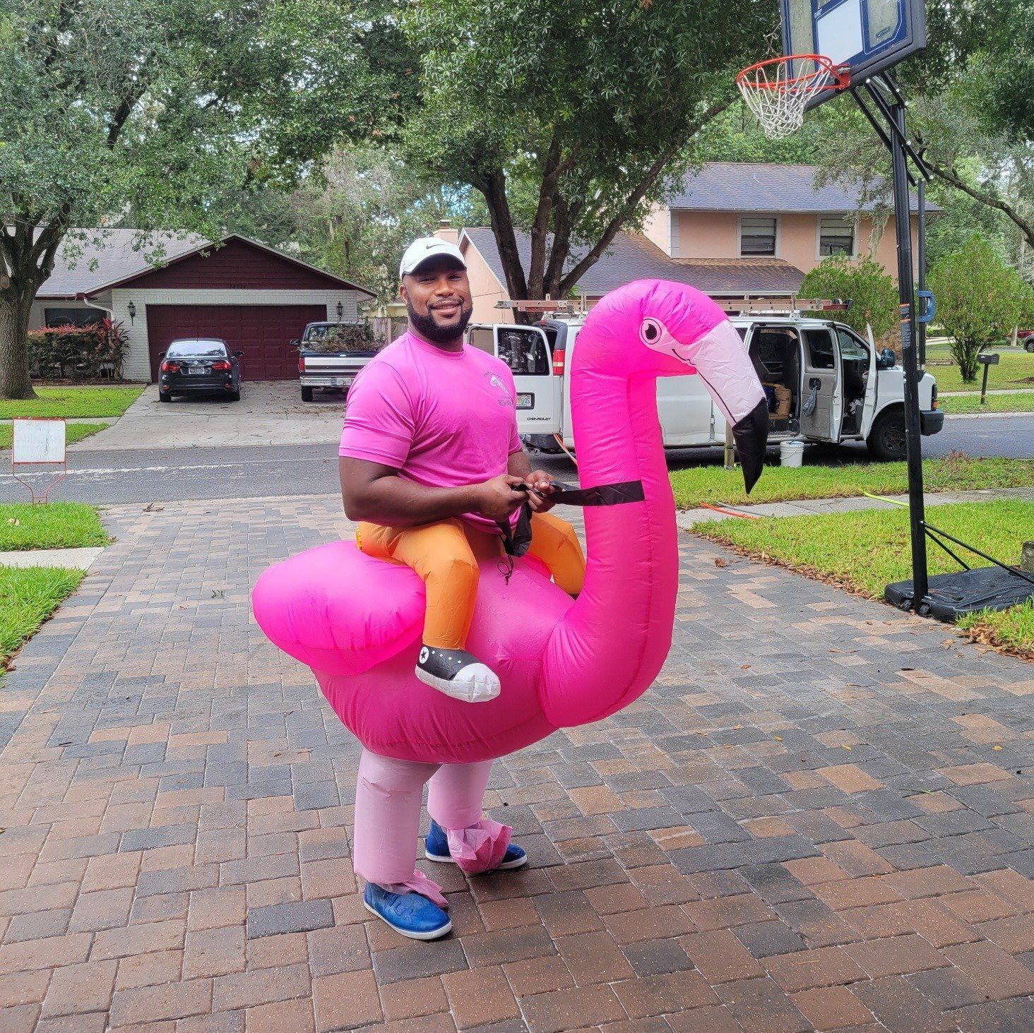 Cliff | Tampa, FL | Pink Flamingo Power Wash