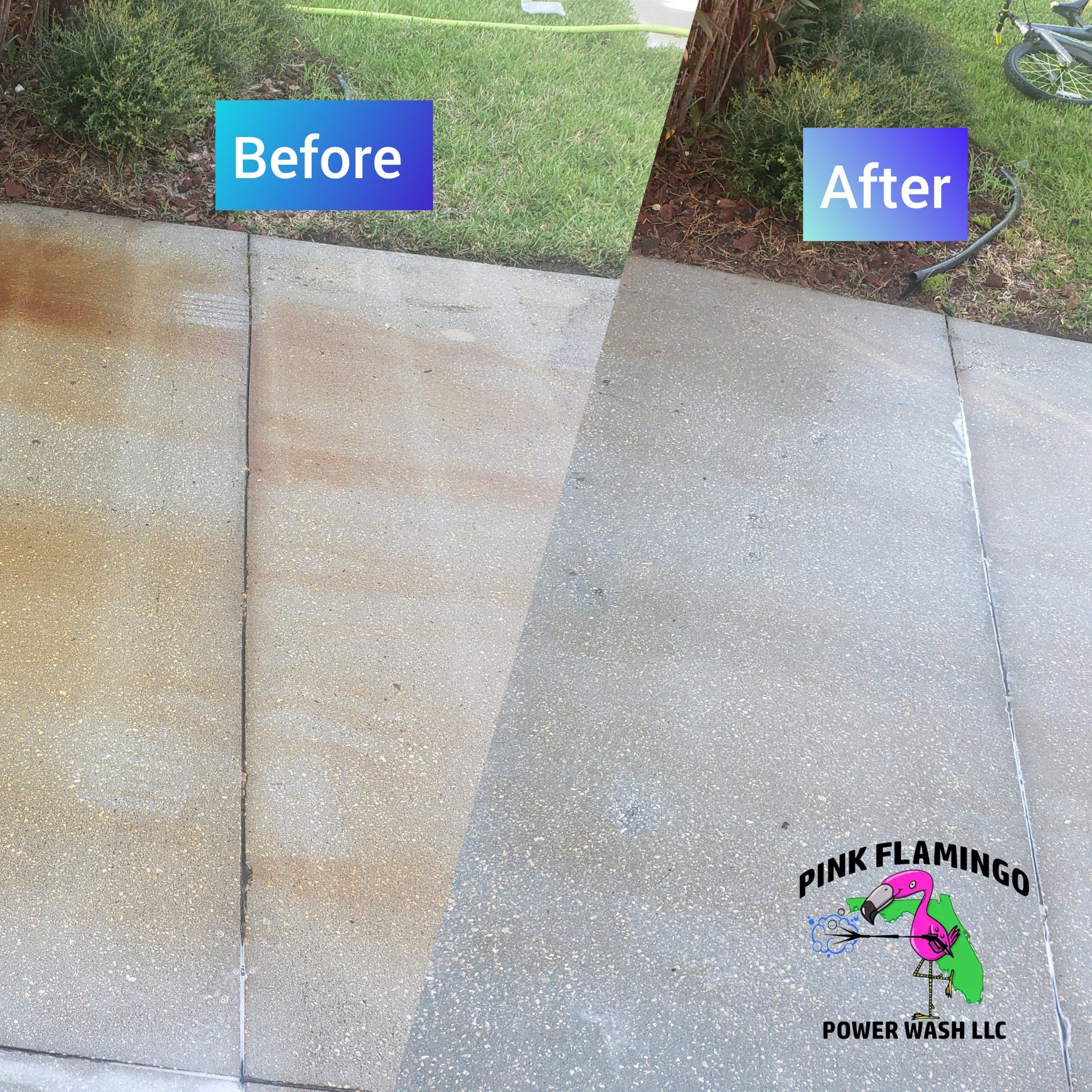 rust stain removal | Tampa, FL | Pink Flamingo Power Wash