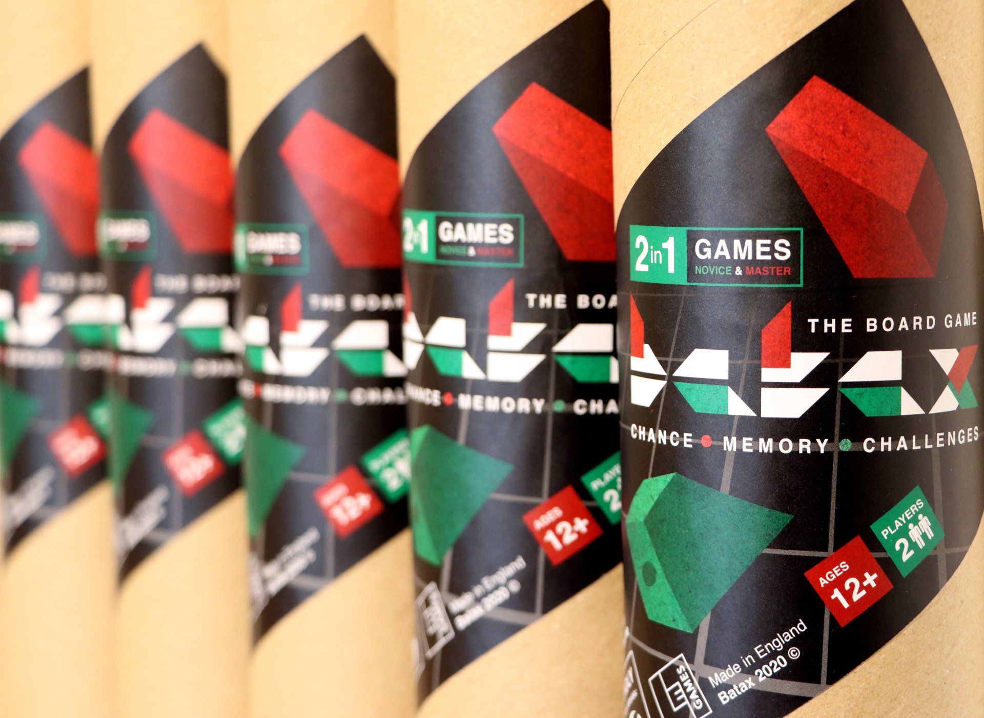 Batax Board Game Packaging