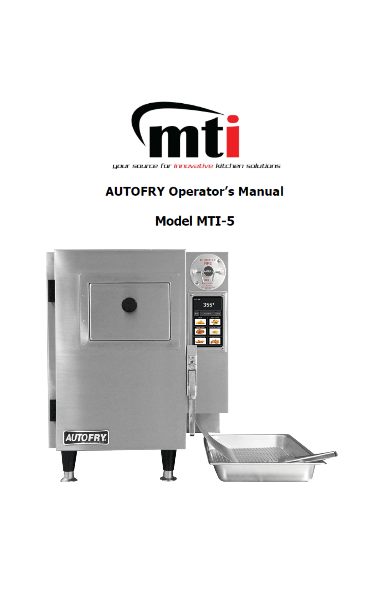 MTI-5 Operator's Manual