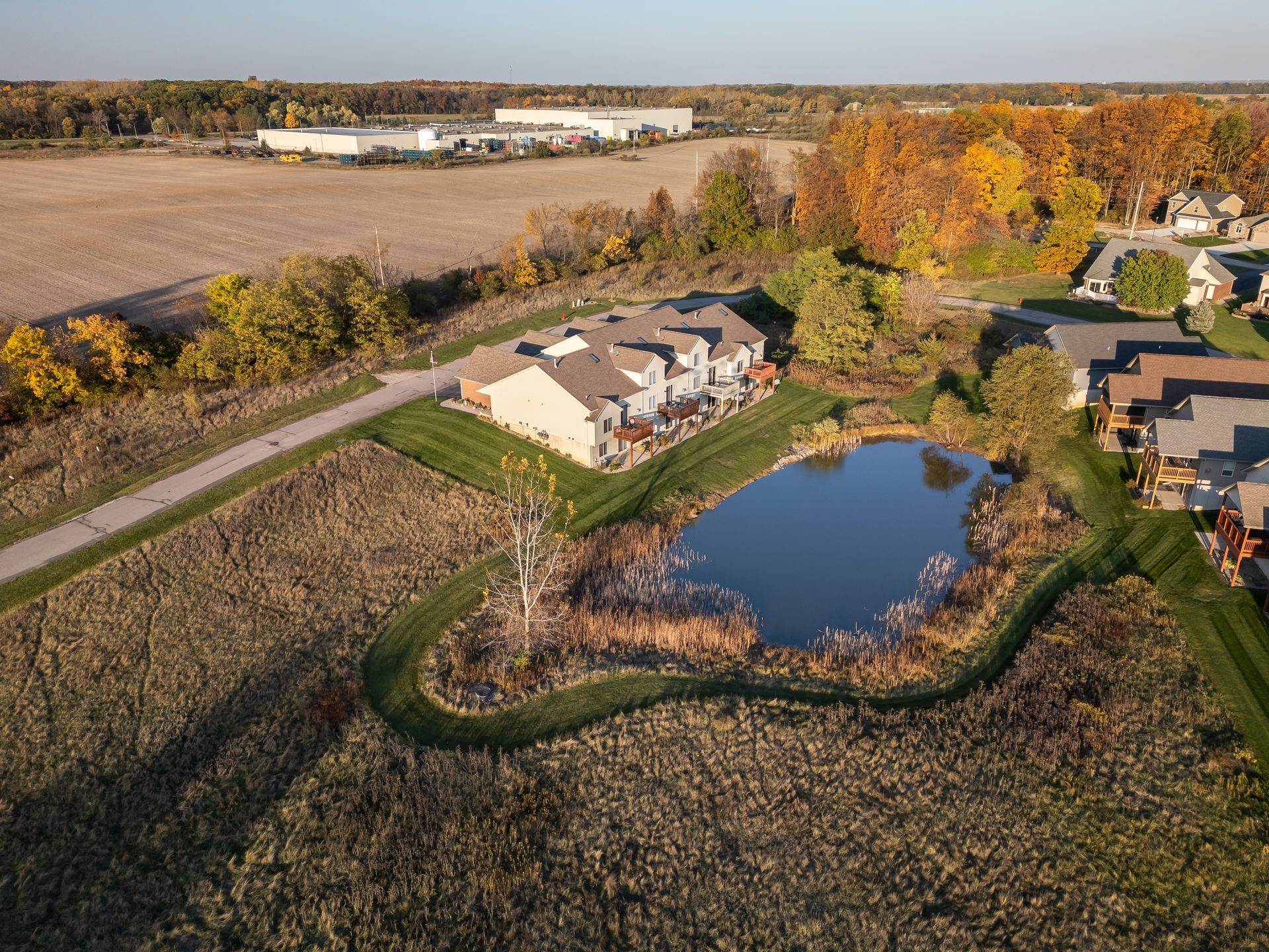 Aerial View of Homes in Bonner Hills