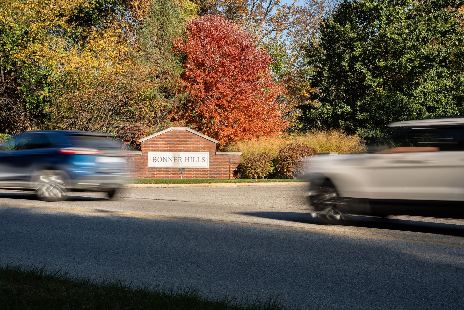 Bonner Hills Sign at Entrance