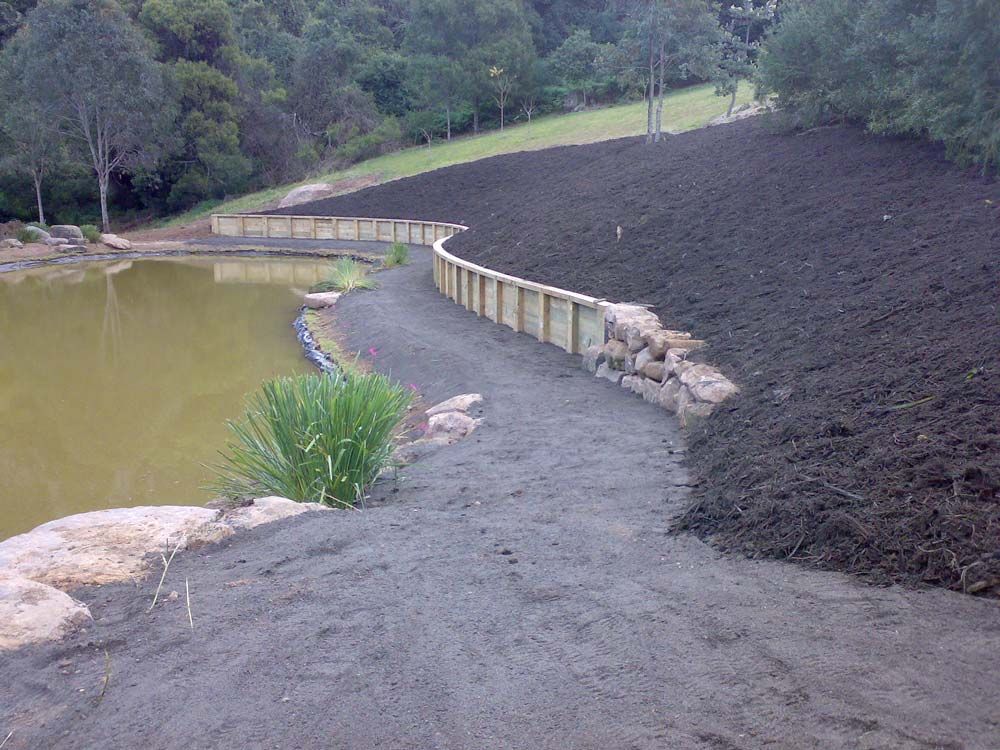 Rock Wall Installed — Wallaroo Landscapes In Nowra, NSW
