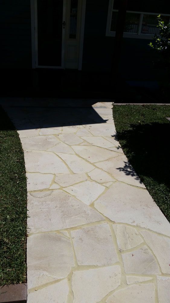 Walk Path Stone Paving Installation Service — Wallaroo Landscapes In Nowra, NSW
