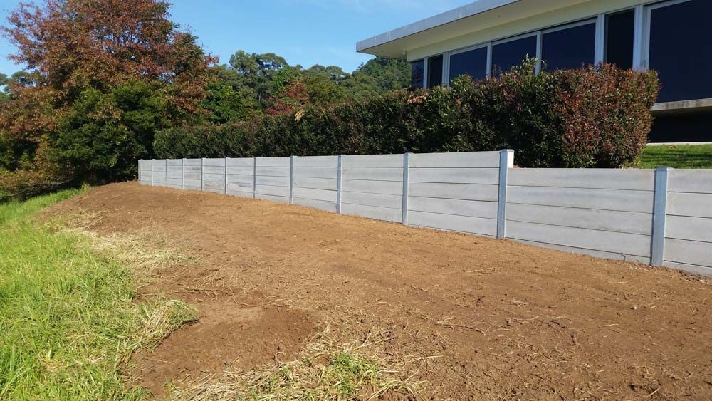 Concrete Retaining Walls — Wallaroo Landscapes In Nowra, NSW