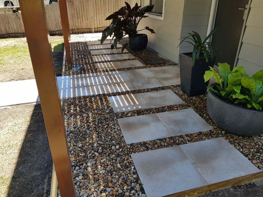 Brick Paving Walk Path — Wallaroo Landscapes In Nowra, NSW