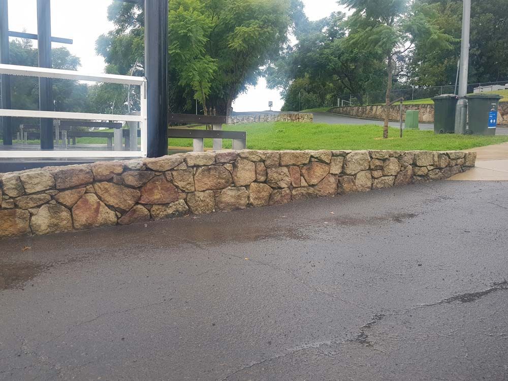 Large Rock Wall — Wallaroo Landscapes In Nowra, NSW