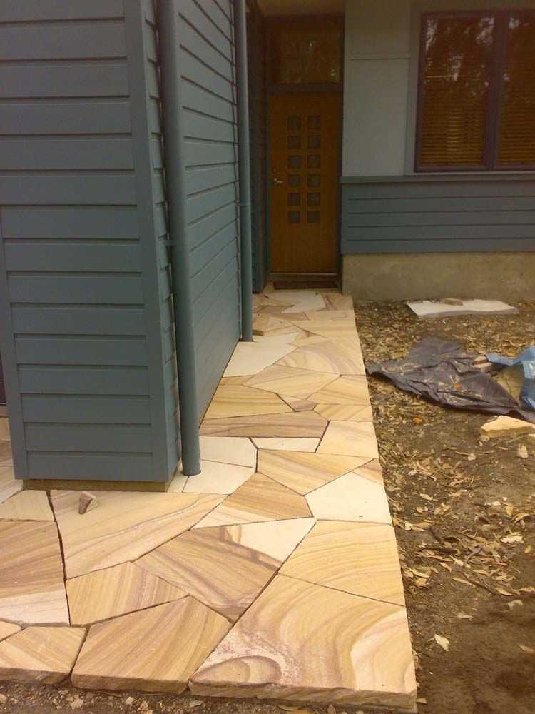 Wood Design Brick Paving — Wallaroo Landscapes In Nowra, NSW