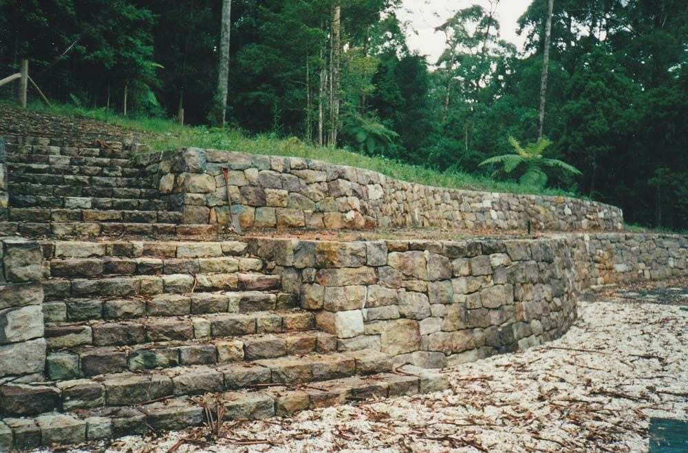 Rock Stairs — Wallaroo Landscapes In Nowra, NSW