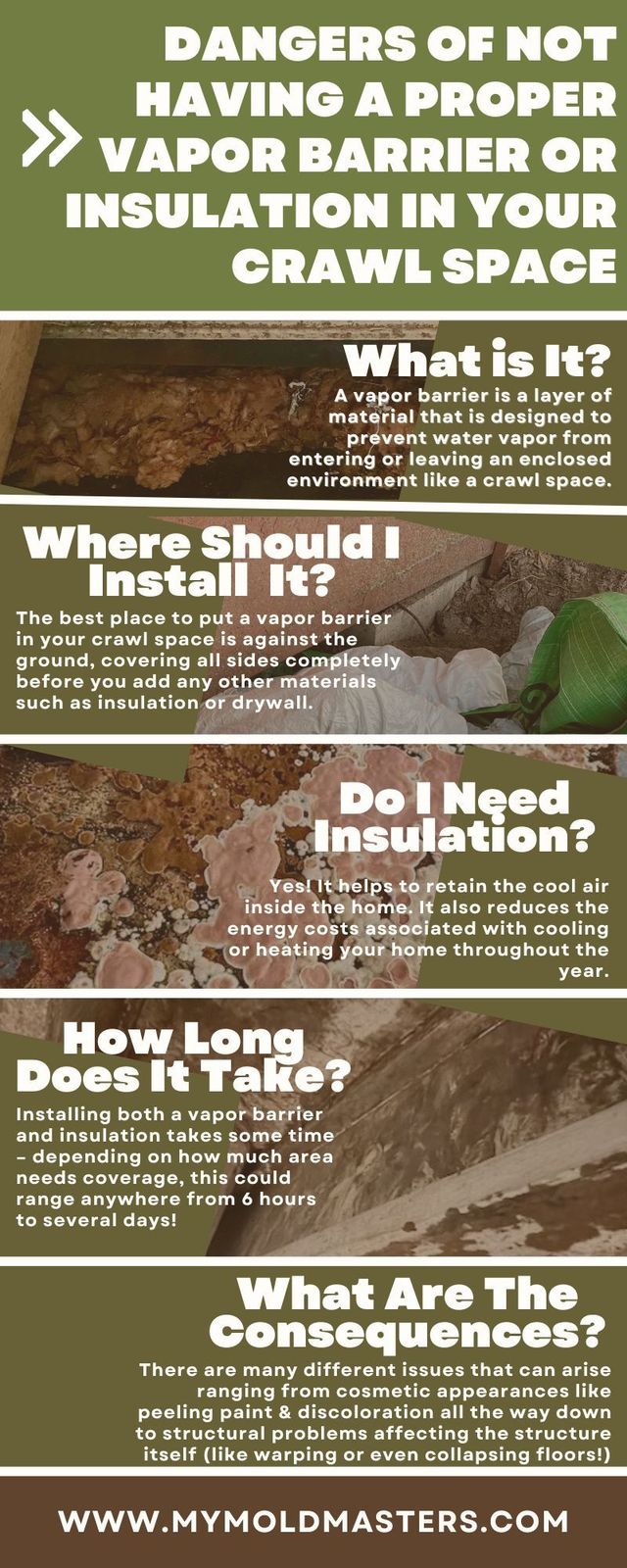 Dangers of Not Having a Proper Vapor Barrier or Insulation in Your 