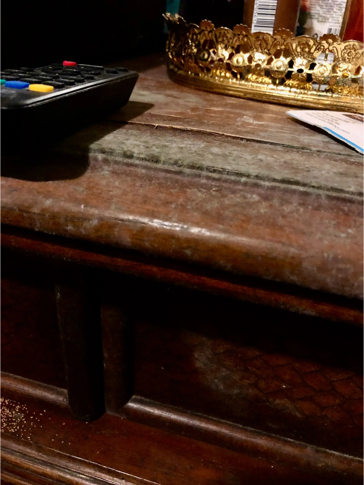 Mold on dresser