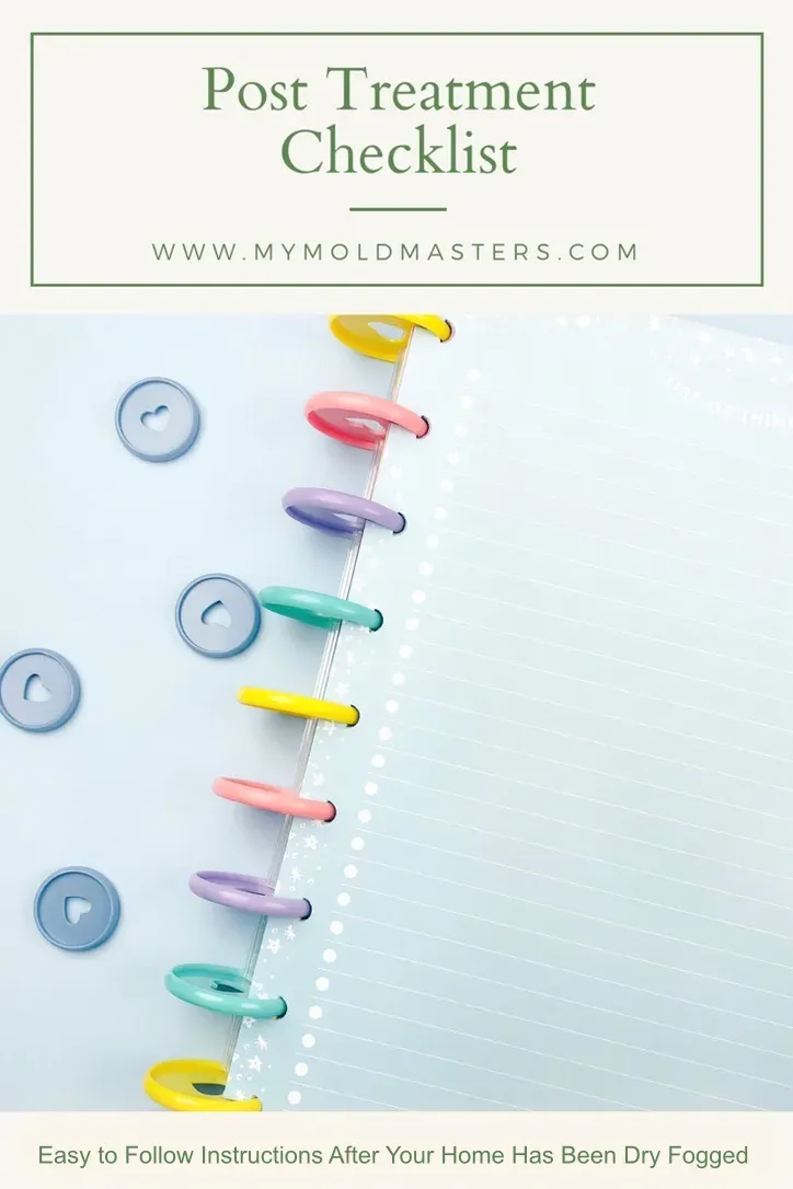 Here is a checklist of what to expect after a mold remediation