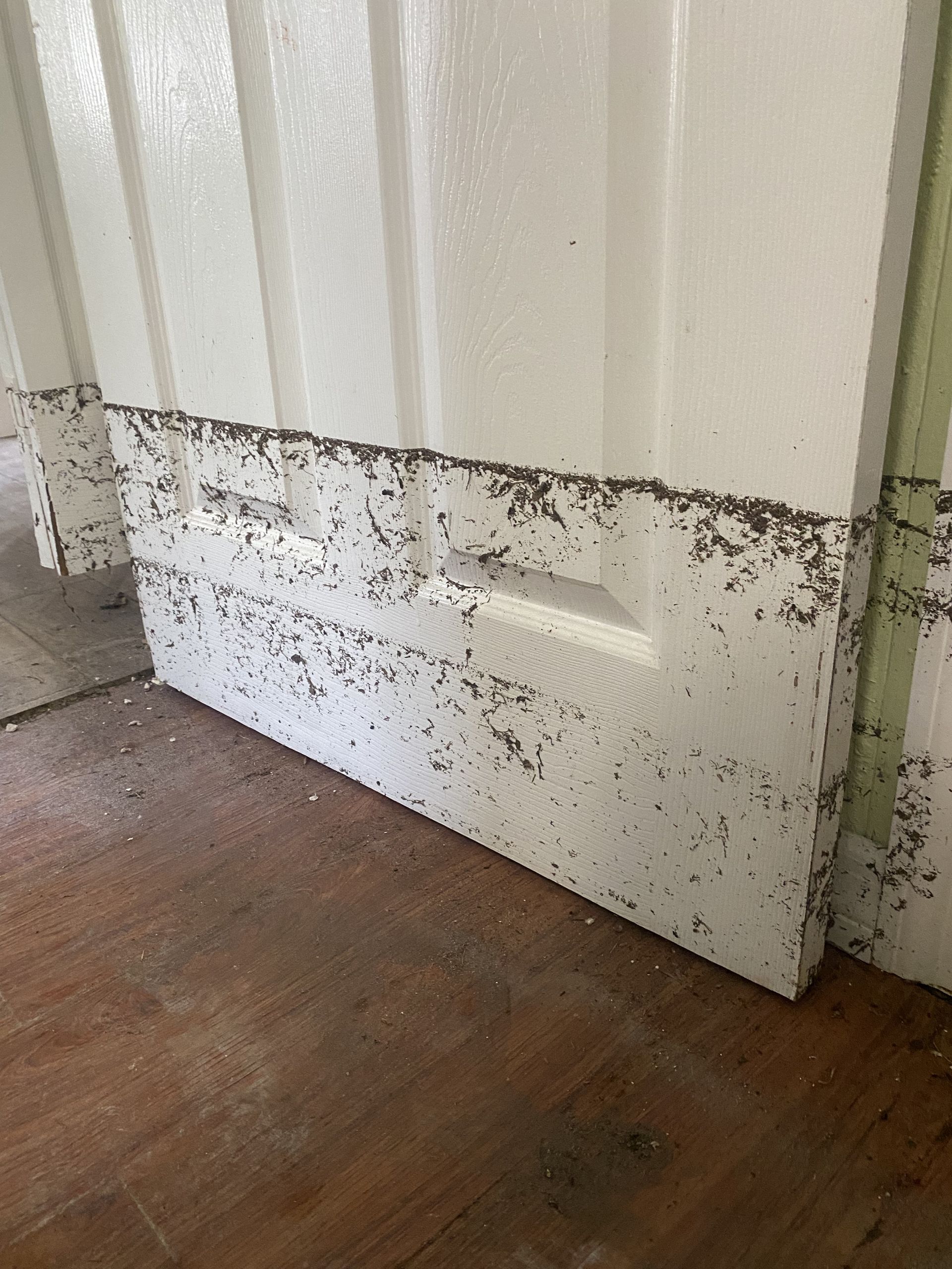 water damage from a hurricane storm surge