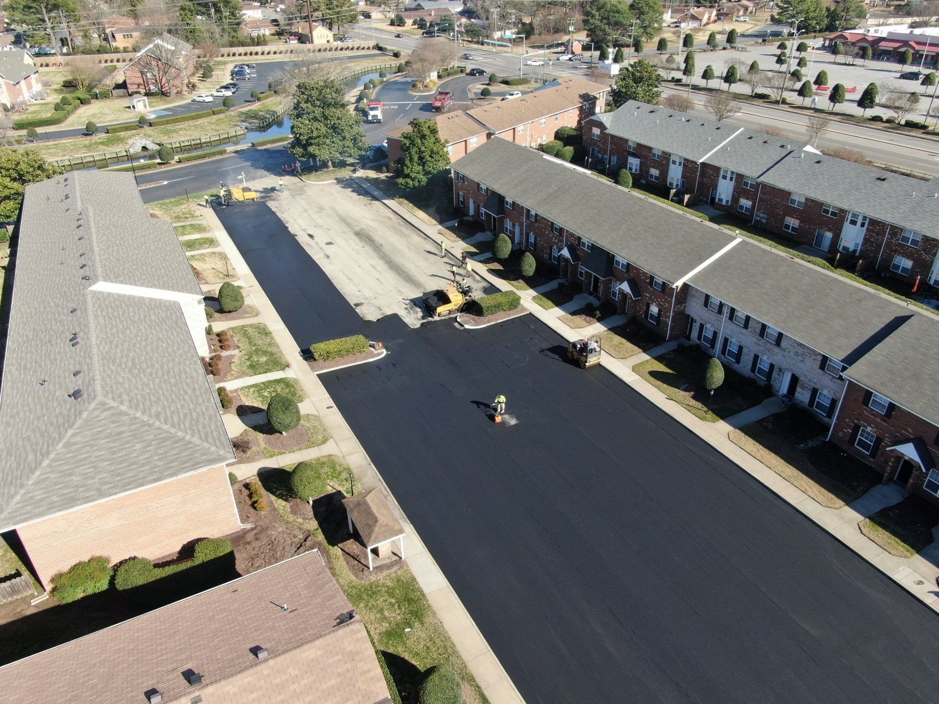 Operating Commercial Paving — Glen Allen, VA — A1 Asphalt Paving & Sealing LLC
