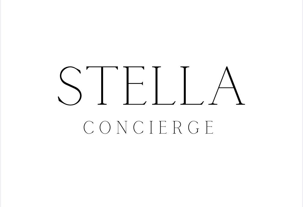 Stella Lifestyle Concierge logo in black text on a white background.