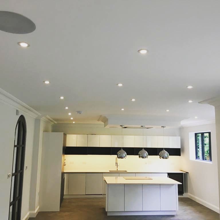 kitchen with wardrobe design