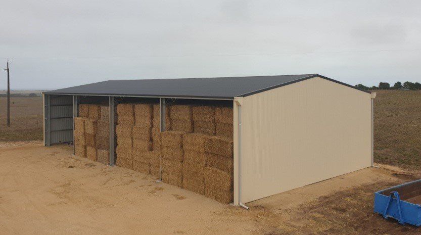 Australian Steel Hay Shed by Parham Constructions