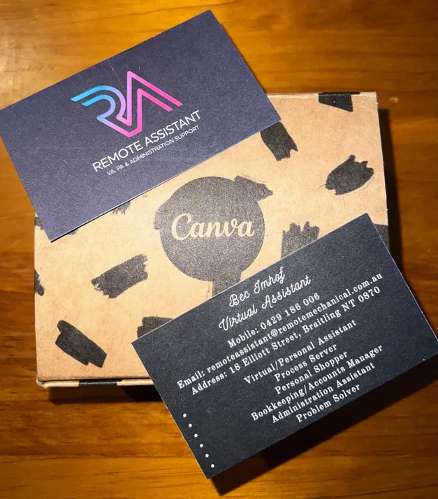 A Person Is Holding A Cell Phone With A White Screen — Remote Assistant In Braitling, NT