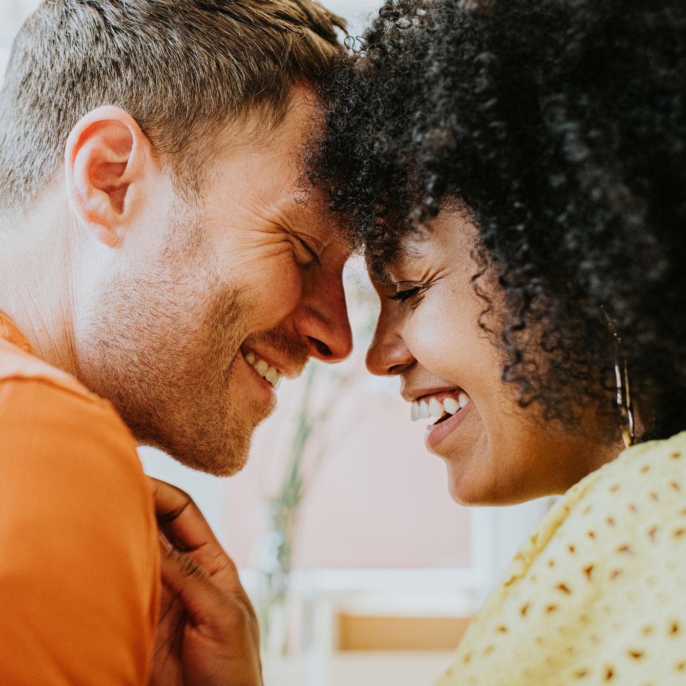 Couple Tenderly Touch Foreheads Together — Newburgh, IN — Lukehart & Pierson