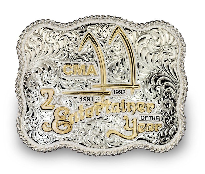 CMA 2x Entertainer of the Year Award Buckle
