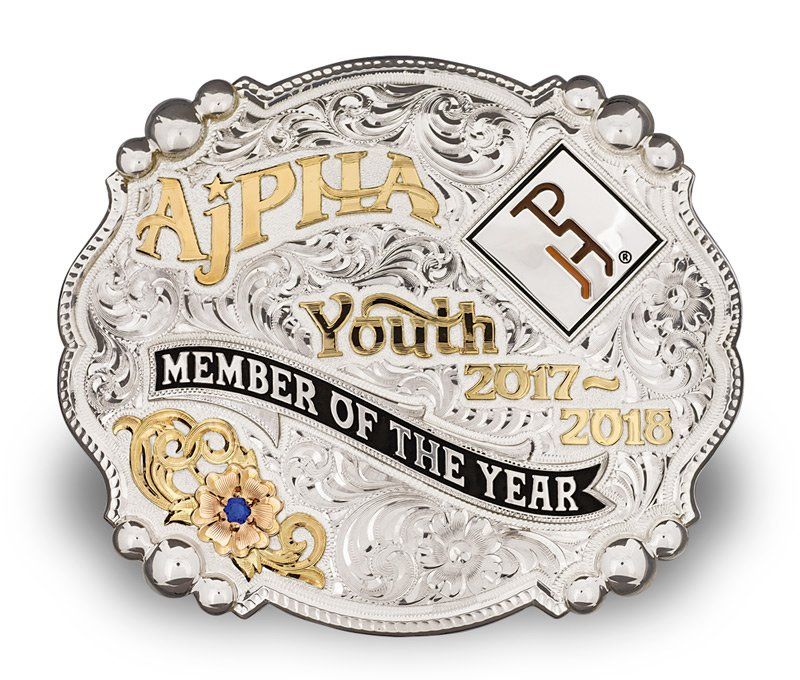AjPHA Youth Member of the Year Award Buckle