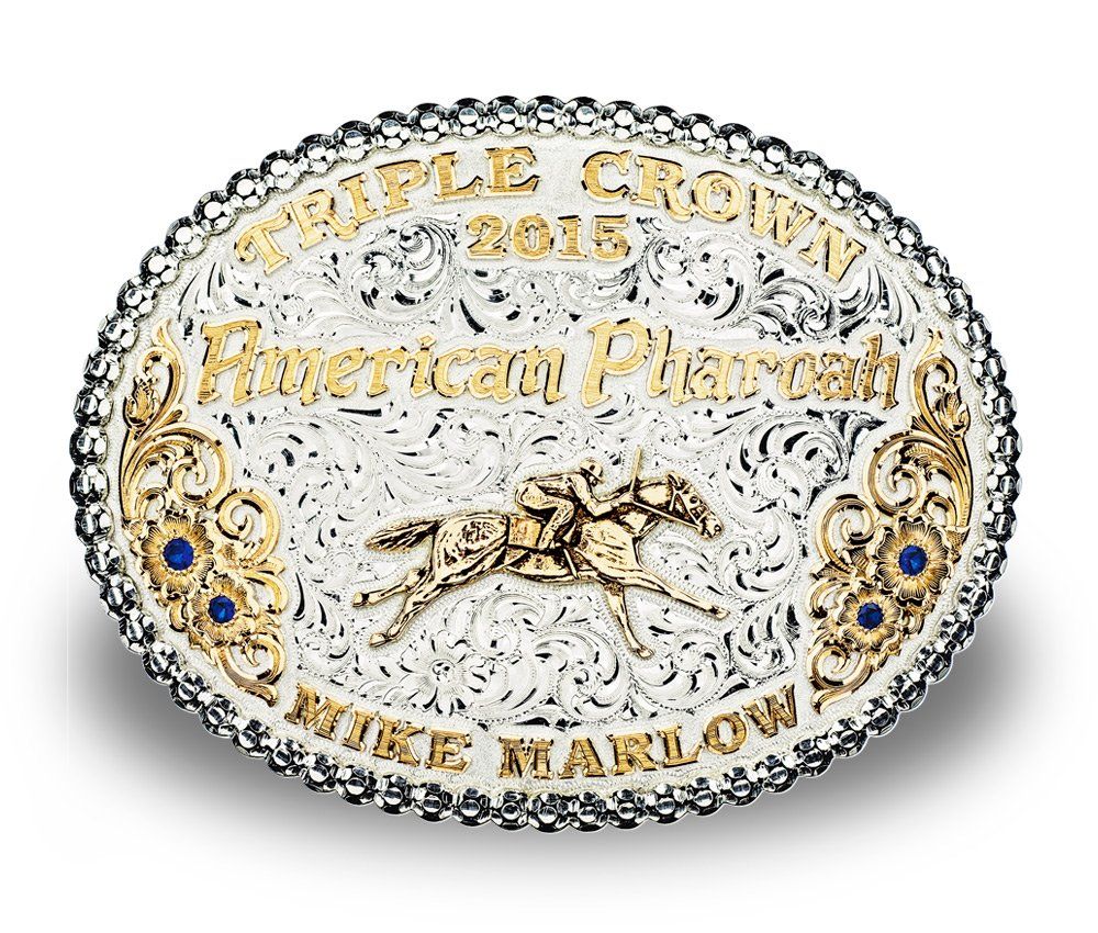 Triple Crown American Pharoah Buckle