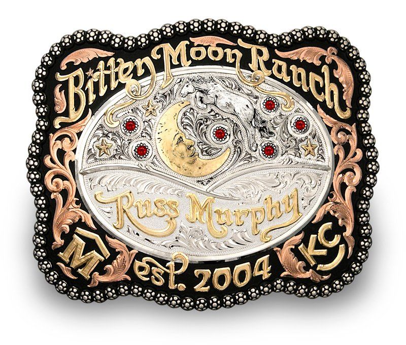 Bitten Moon Ranch Russ Murphy Custom Buckle