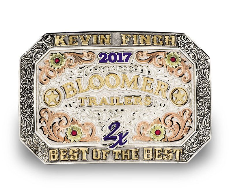 Bloomer Trailers 2x Best of the Best Award Buckle