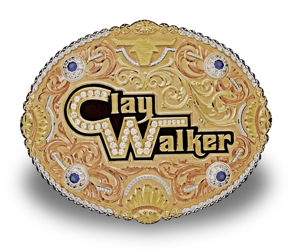 Clay Walker Personal Buckle