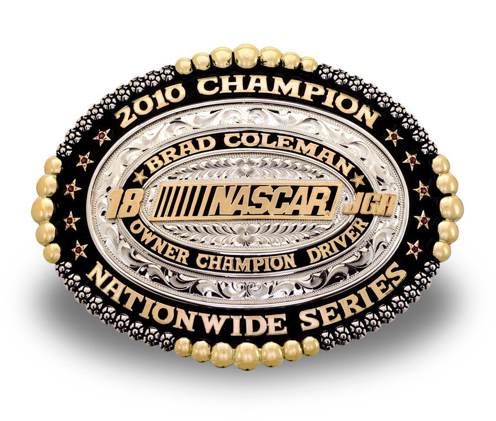 Brad Coleman NASCAR Owner Champion Driver  Buckle