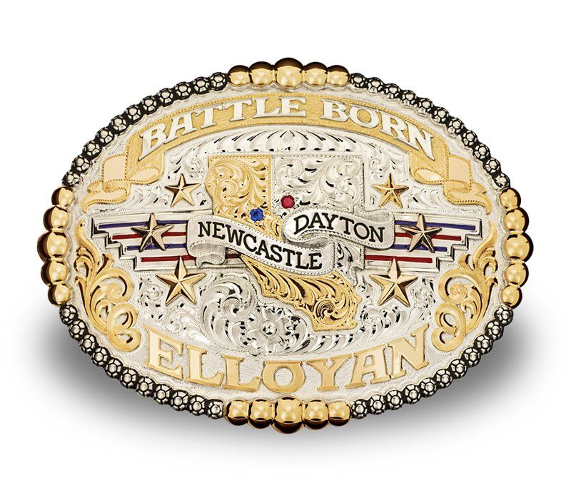 Elloyan Battle Born Custom Buckle