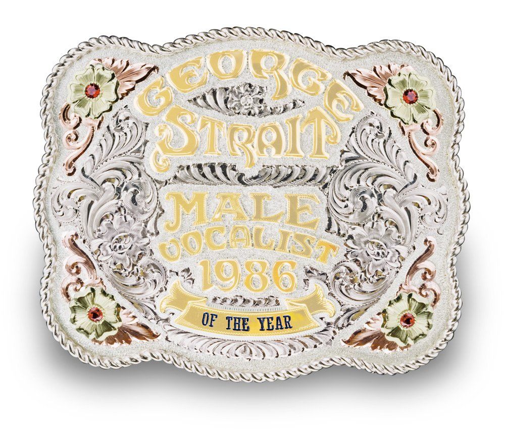 George Strait Male Vocalist of the Year Buckle
