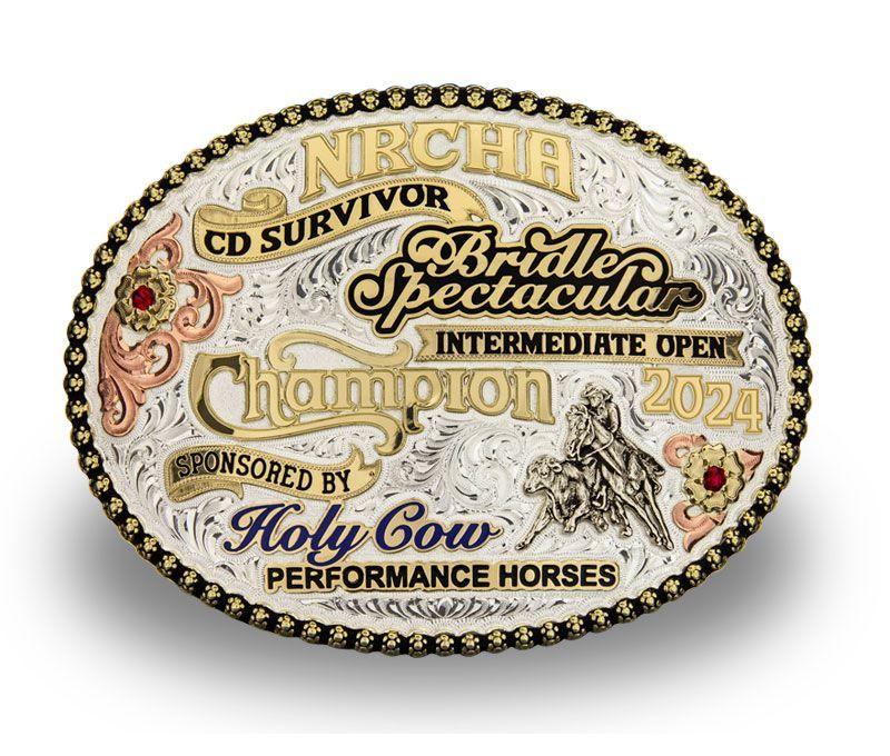 Holy Cow Bridle Spectacular Award Buckle
