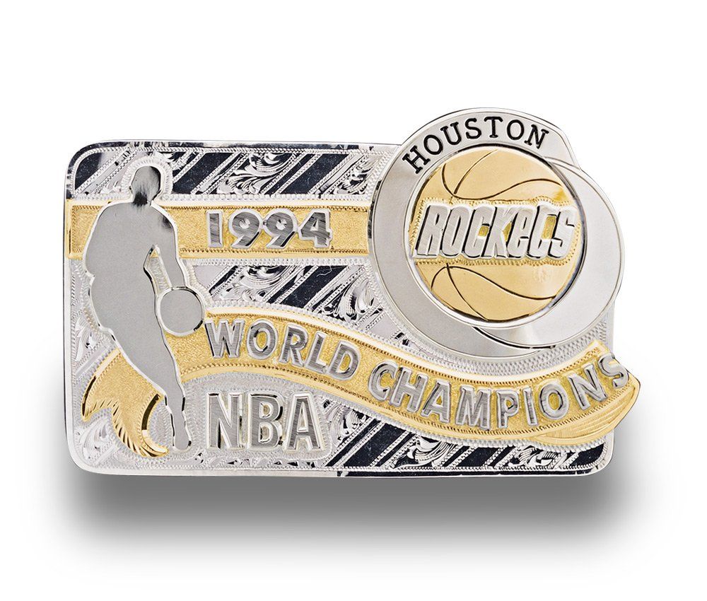 NBA Houston Rockets 1994 World Champions Buckle