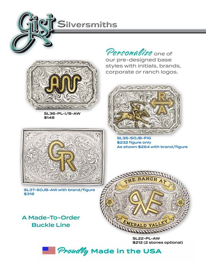 A Made-To-Order Buckle Line featuring Personalized Buckle Styles