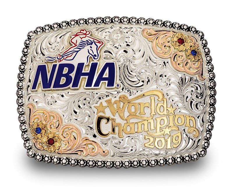NBHA World Champion Trophy Buckle