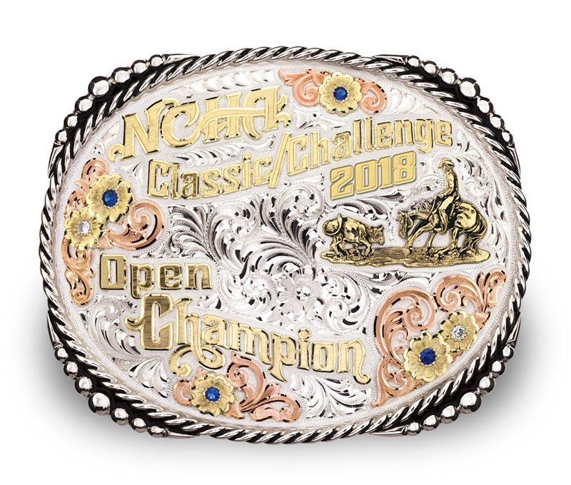 NCHA Classic Challenge Open Champion Trophy Buckle