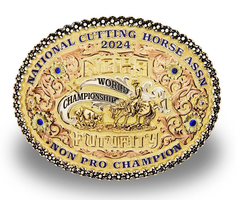 NCHA World Champion Futurity Open Champion Award Buckle