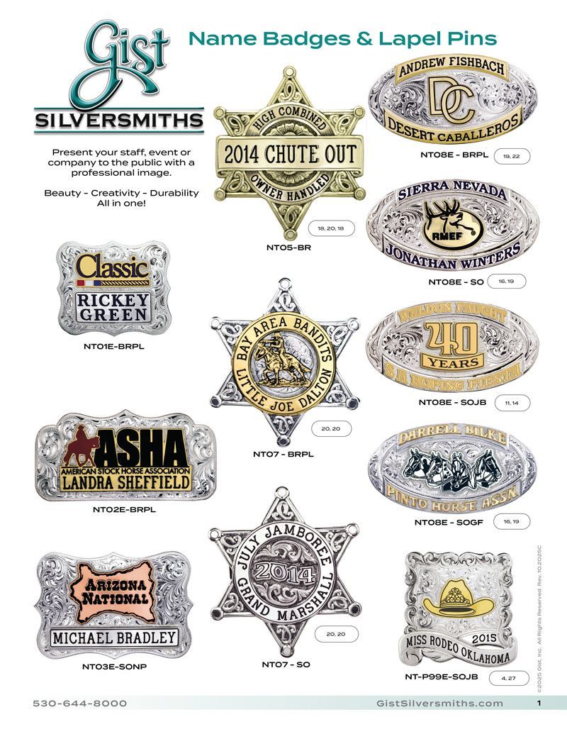 Badges & Lapel Pins catalog