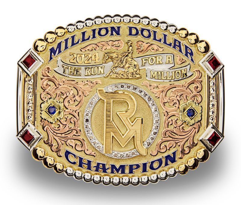 The Run For A Million Invitational Trophy Buckle