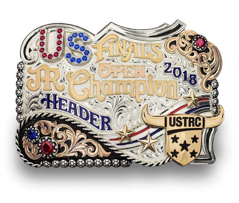 USTRC Finals Open Jr Finals Trophy Buckle