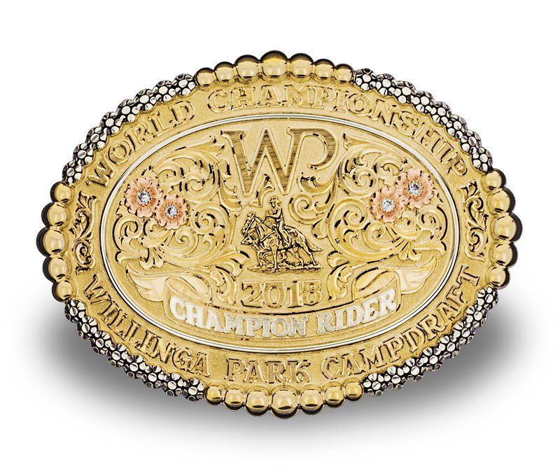 Willinga Park Champion Rider Trophy Buckle