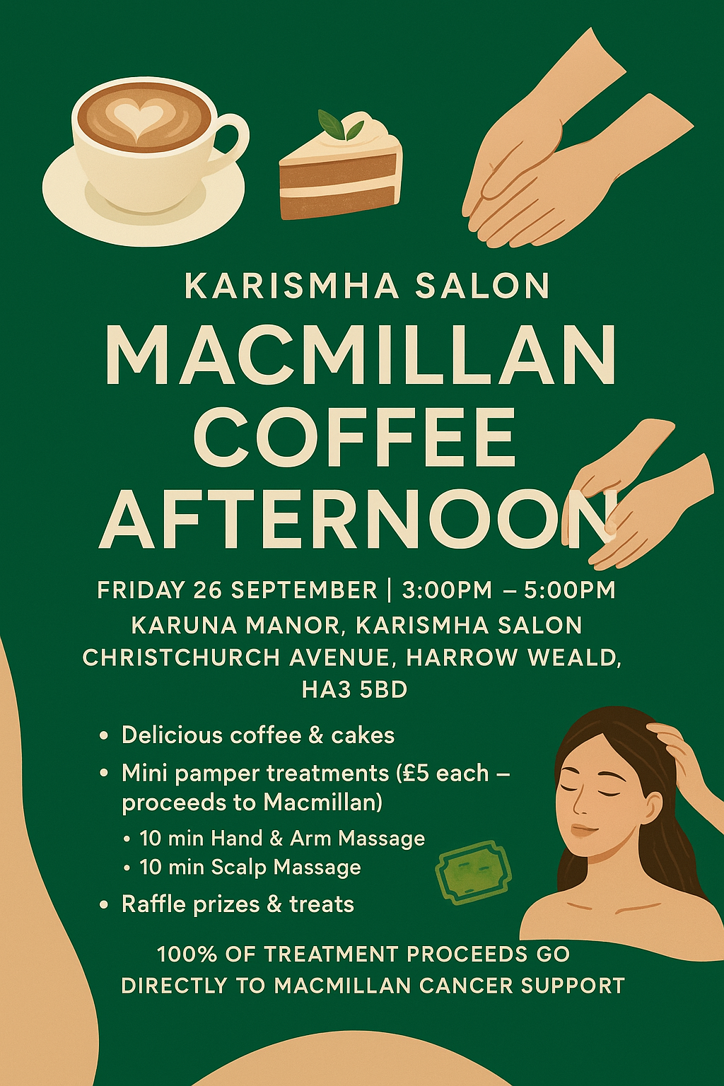 MACMILLAN COFFEE AFTERNOON 26TH SEPT 2025