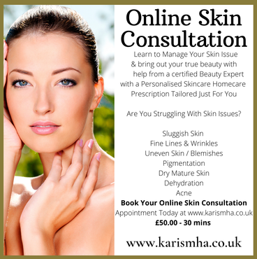 online skincare consultation